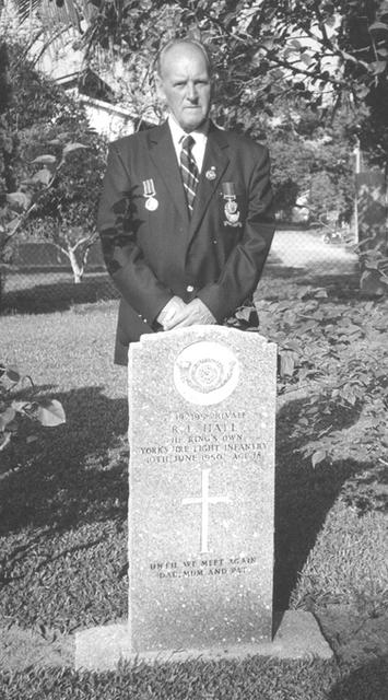 Robin Hall's grave at Batu Gaja in Malaysia