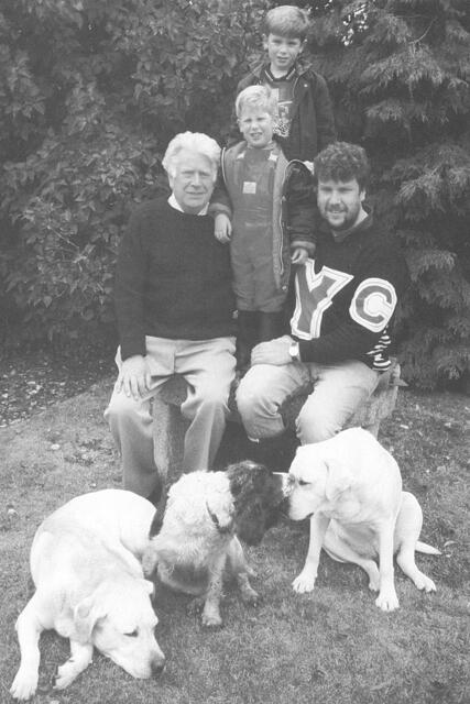 In 1989, four male Welfords: Grampy Donald, Alistair and his sons Christopher and Jonathan