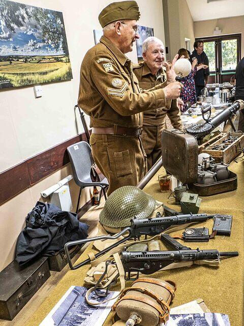 More memorabilia from the display mounted by the Oxfordshire Home Guard