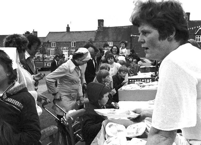 The children's tea party in the Market Place