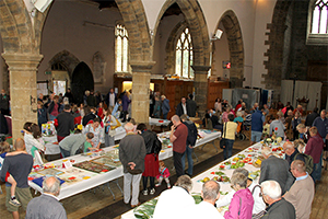 The Church fills up with visitors