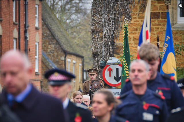 The parade with Cadeau George