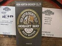 The special Hobart Way Hook Norton beer label