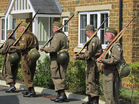 Home Guard moving off