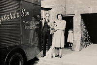 Walter and Doreen Hayward with her dog Rintintin